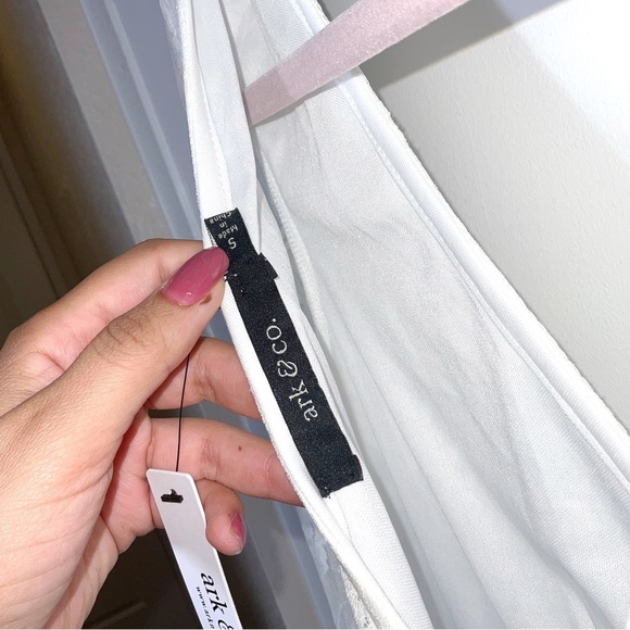 Ark & Co. Long Sleeve Floral Wedding Dress with Train | US Size S - Picture 7 of 13